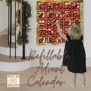 HANDMADE REUSABLE ADVENT CALENDAR